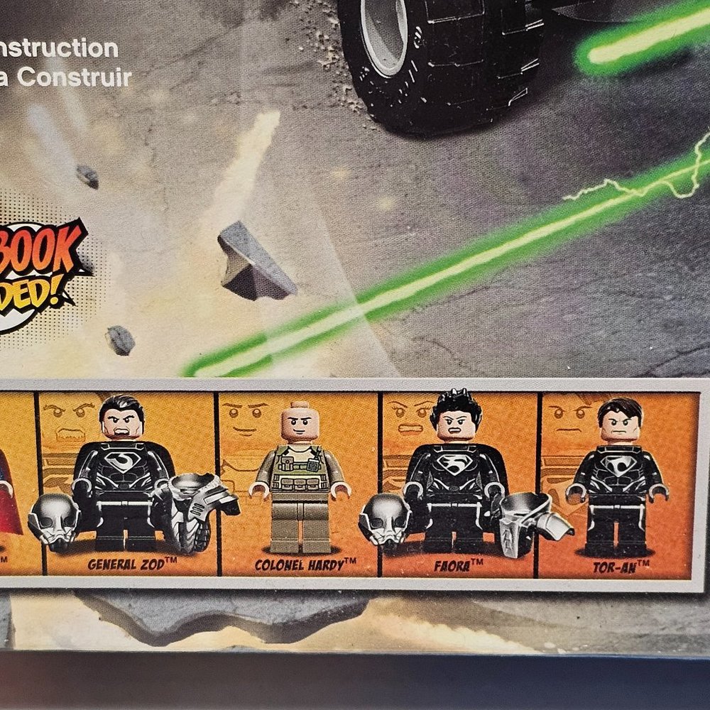 Lego Super Heroes DC Universe 76003 General ZOD Colonel Hardy FAORA TOR-AN READ - Picture 3 of 16